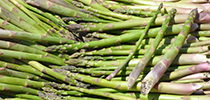 Asparagi nel punto vendita Asparagi nel punto vendita